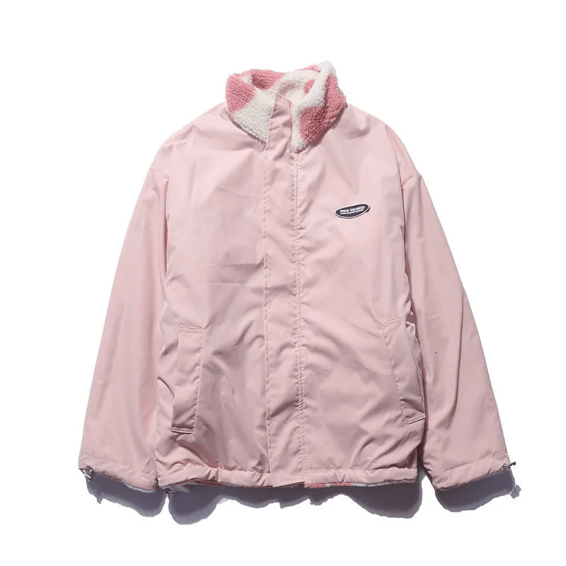 WW | Reversible Fleece Jacket Heart lining Warmth and Softness