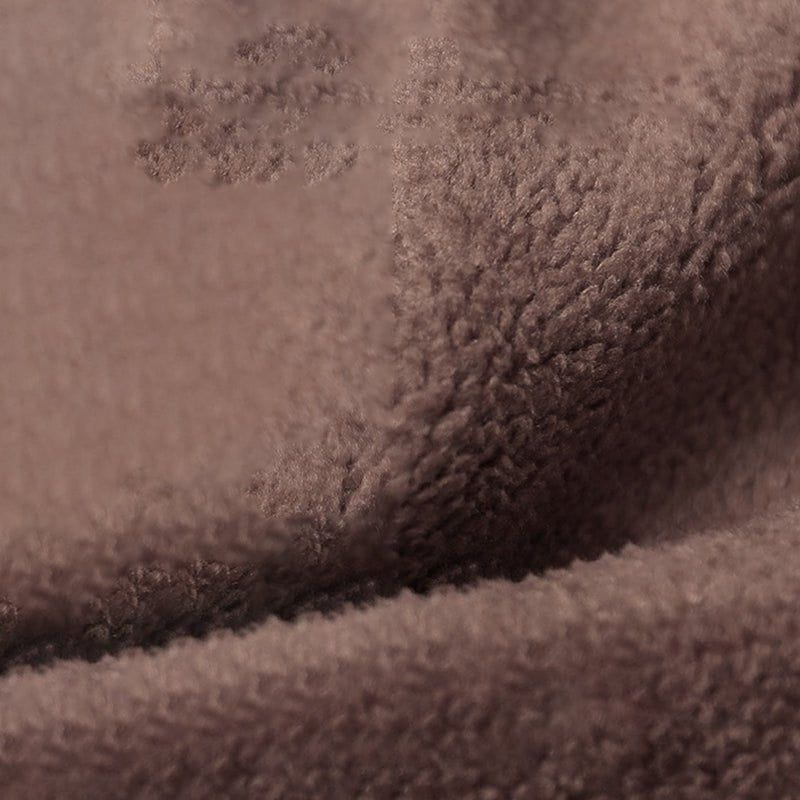 WW | Sleeveless vest made of brown, chocolate-colored faux fur, cozy and casual
