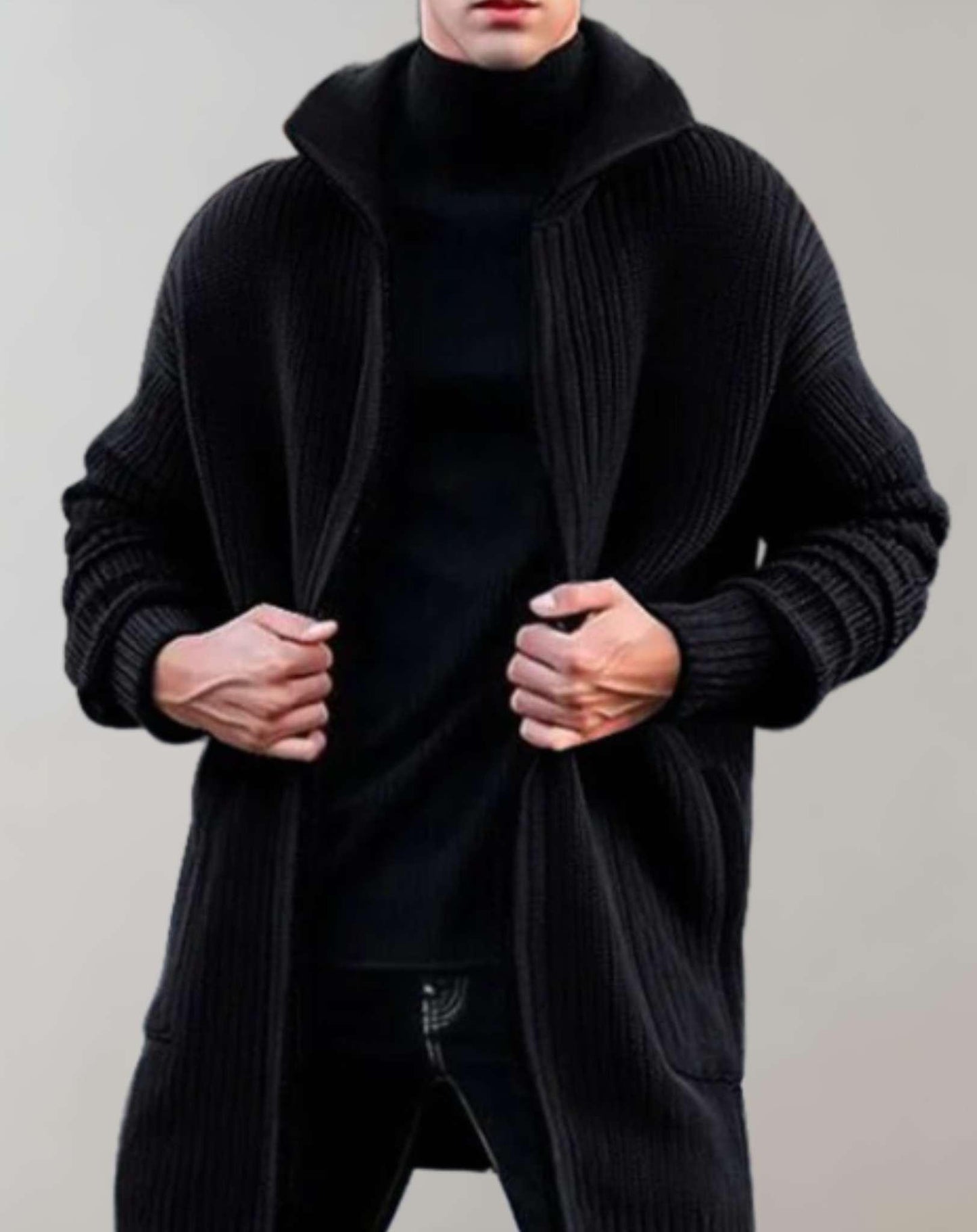 WW | Lange Strickjacke für Männer