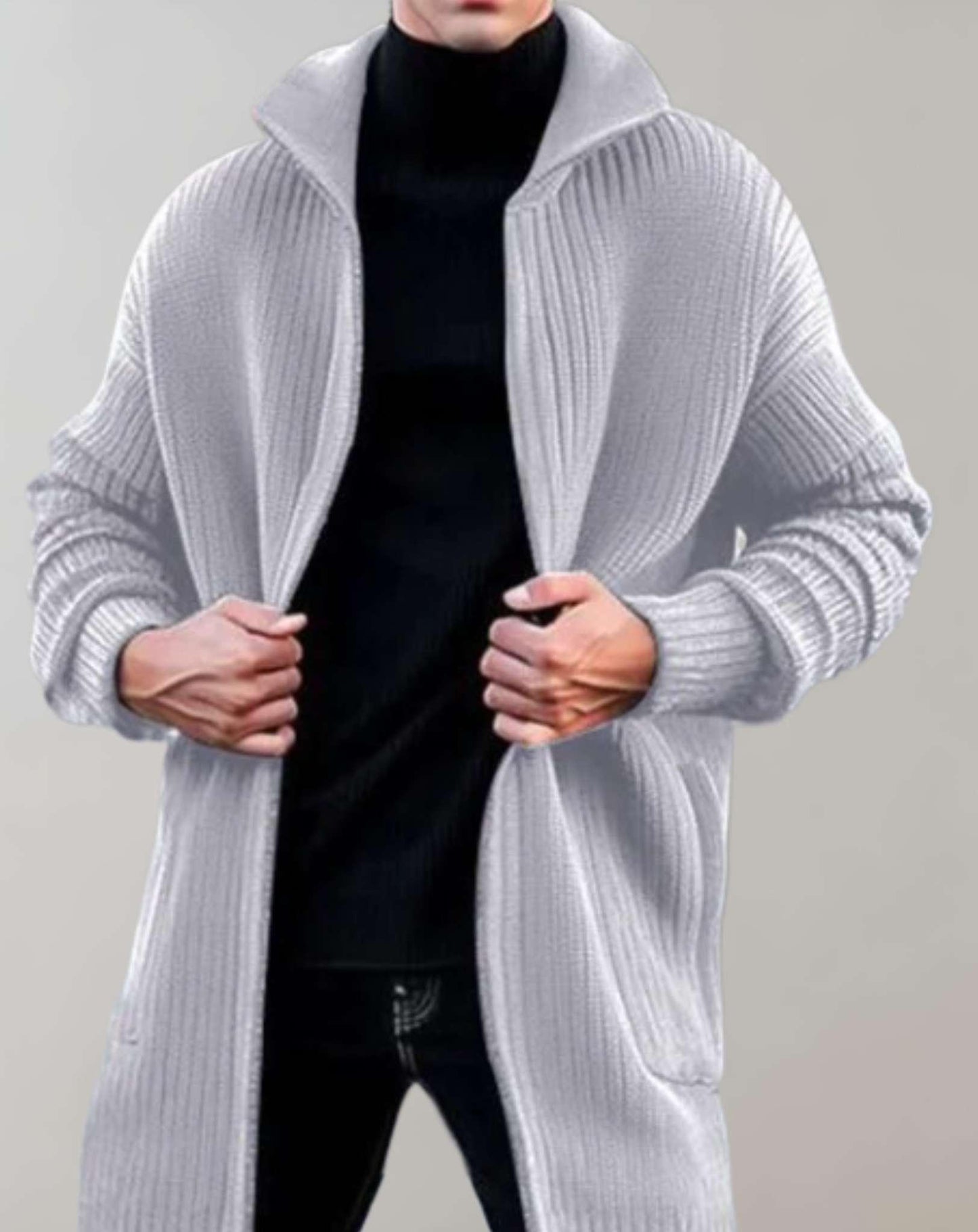 WW | Lange Strickjacke für Männer