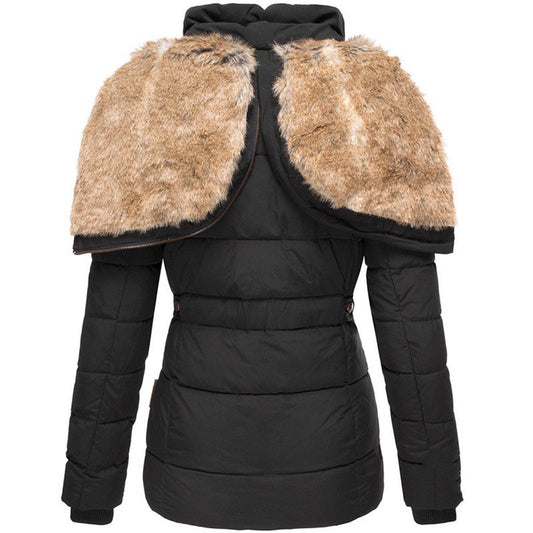 WW | Warme Winterjacke mit Pelzkragen