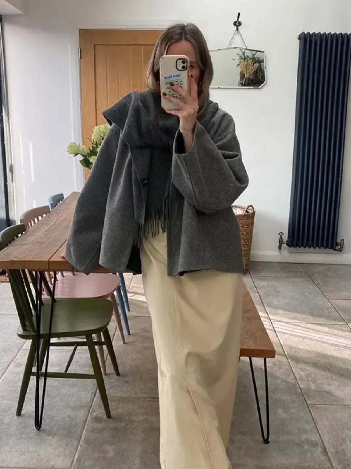 WW | Kurze knopffrontige Taschenjacke