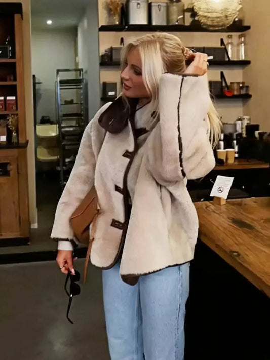 WW | Shearling Stehkragenjacke