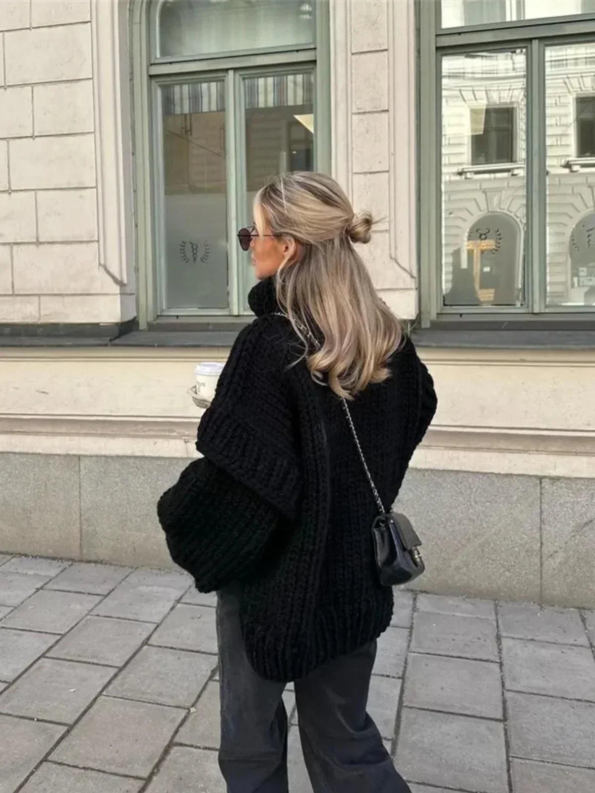 WW | Strick Oversized Rollkragenpullover