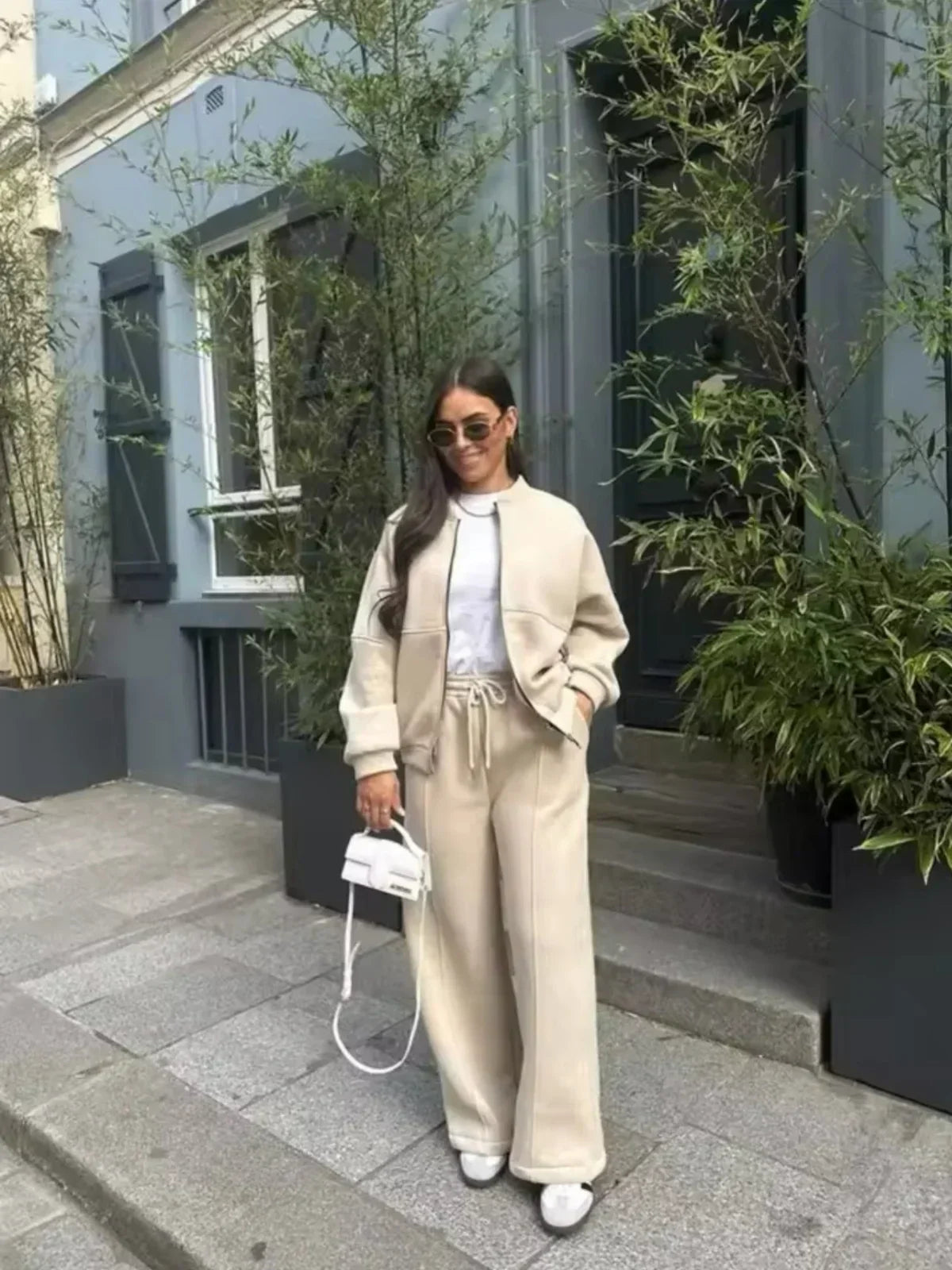 WW | Wide Lounge Set with Zip Jacket