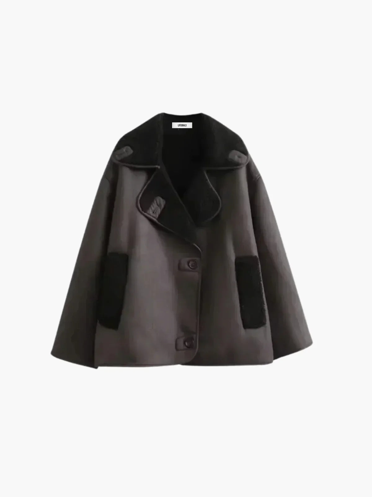 WW | Schicker Faux Shearling Mantel