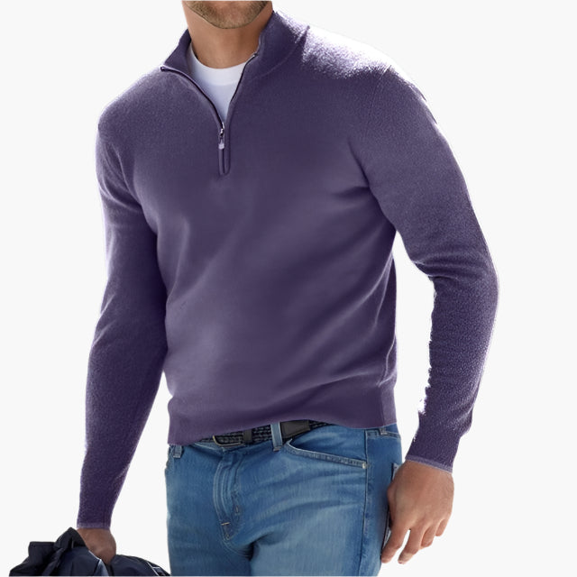 WW | Strickpullover mit Reißverschluss - Eleganter Freizeit- und Business-Look