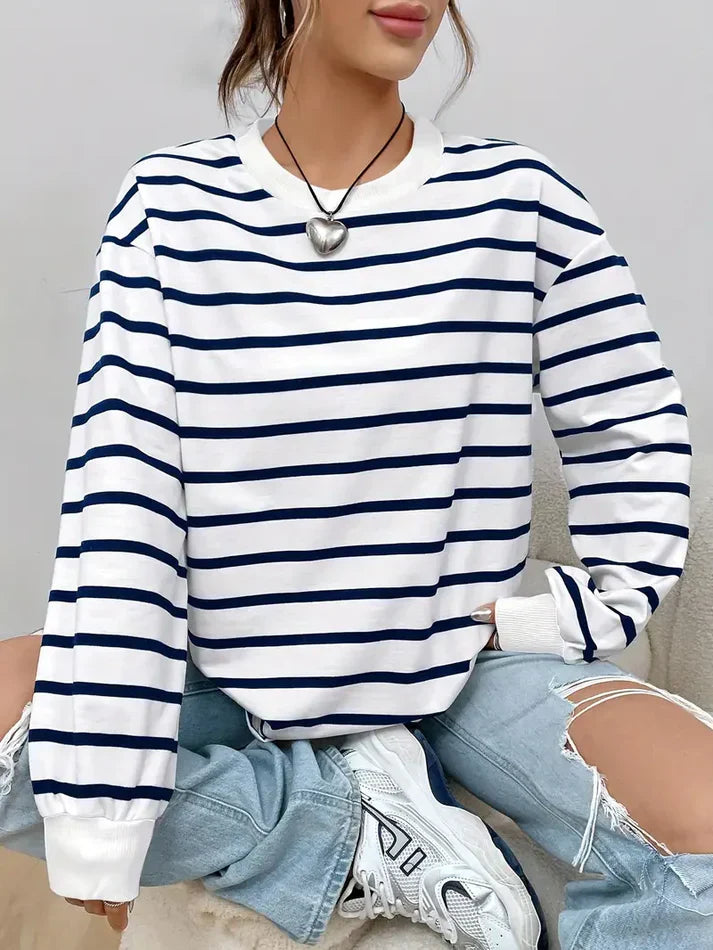 WW | Gestreiftes Sweatshirt Für Damen