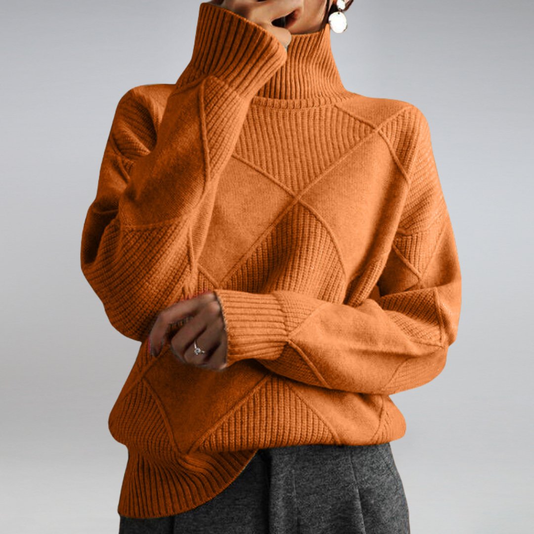 WW | Luxury Women's Cashmere Turtleneck Sweater For Warmth And Elegance