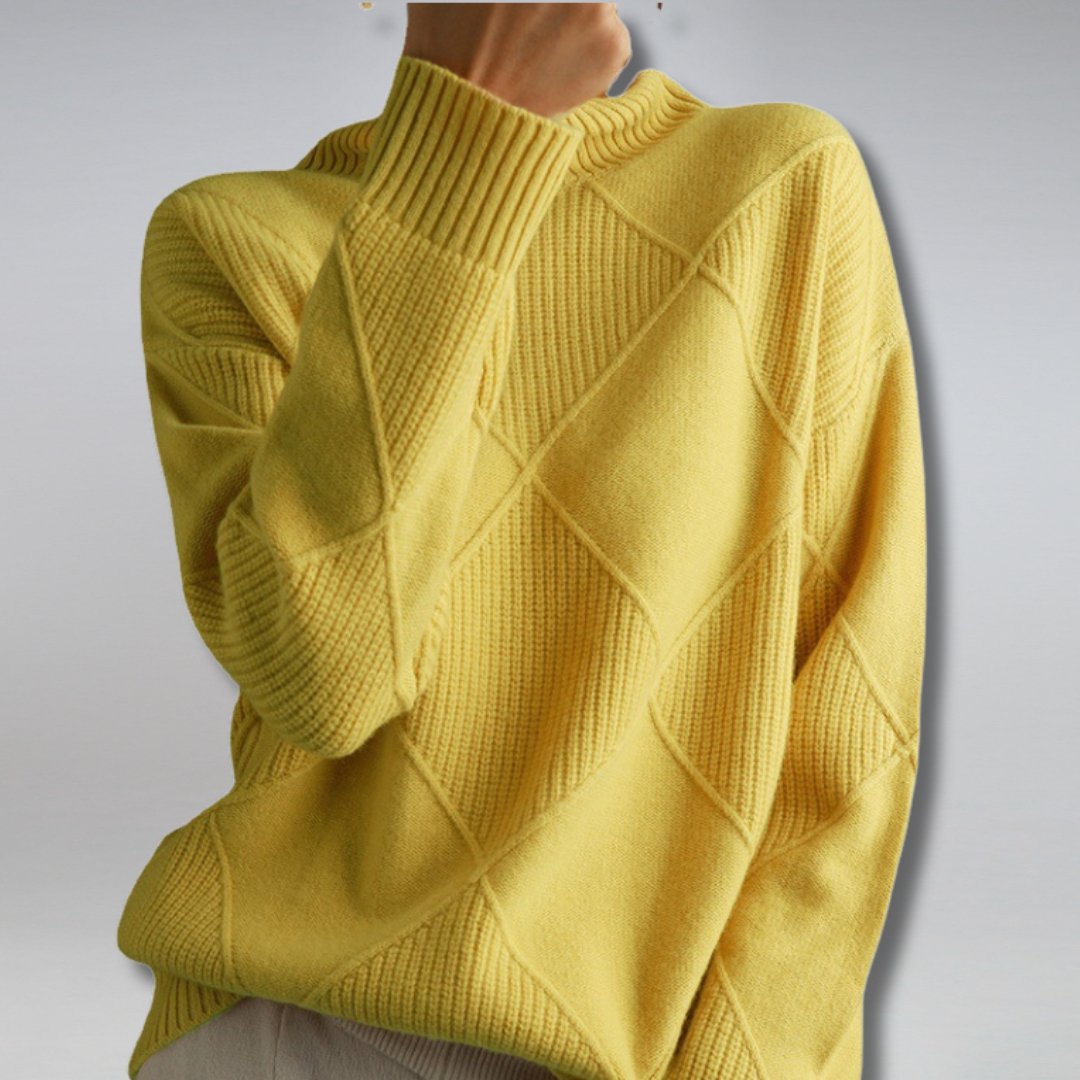 WW | Luxury Women's Cashmere Turtleneck Sweater For Warmth And Elegance