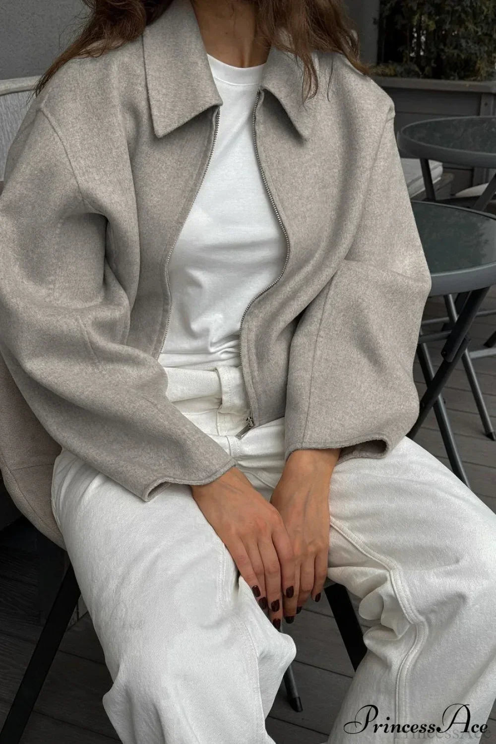WW | Passform Braune Wolljacke