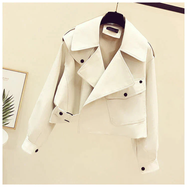WW | Leather Jacket Retro & Stylish