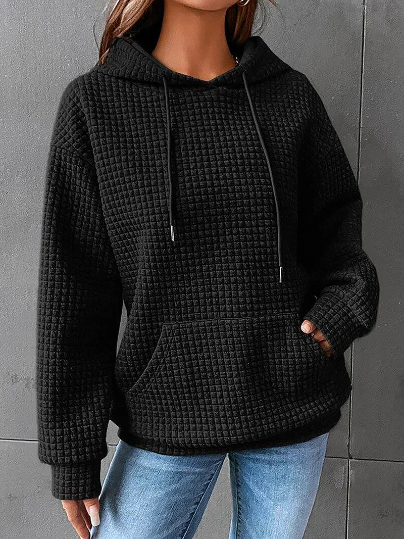WW | Cotton Hoodie with Vintage Backprint for Women - Perfect for Everyday Wear