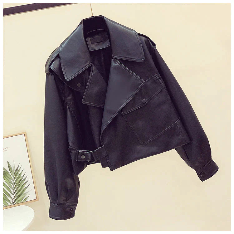 WW | Leather Jacket Retro & Stylish