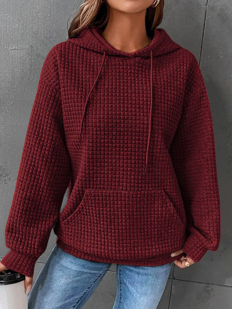 WW | Cotton Hoodie with Vintage Backprint for Women - Perfect for Everyday Wear