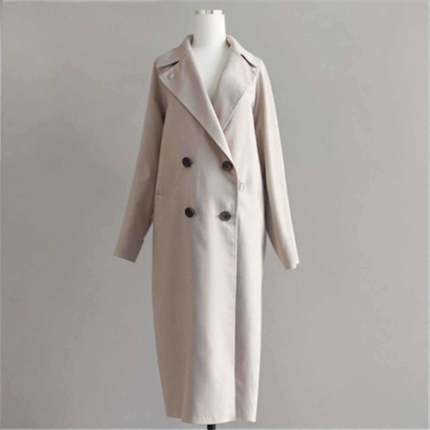 WW | Doppelreiher-Wollmantel - Zeitloser Stil - Elegant und Warm