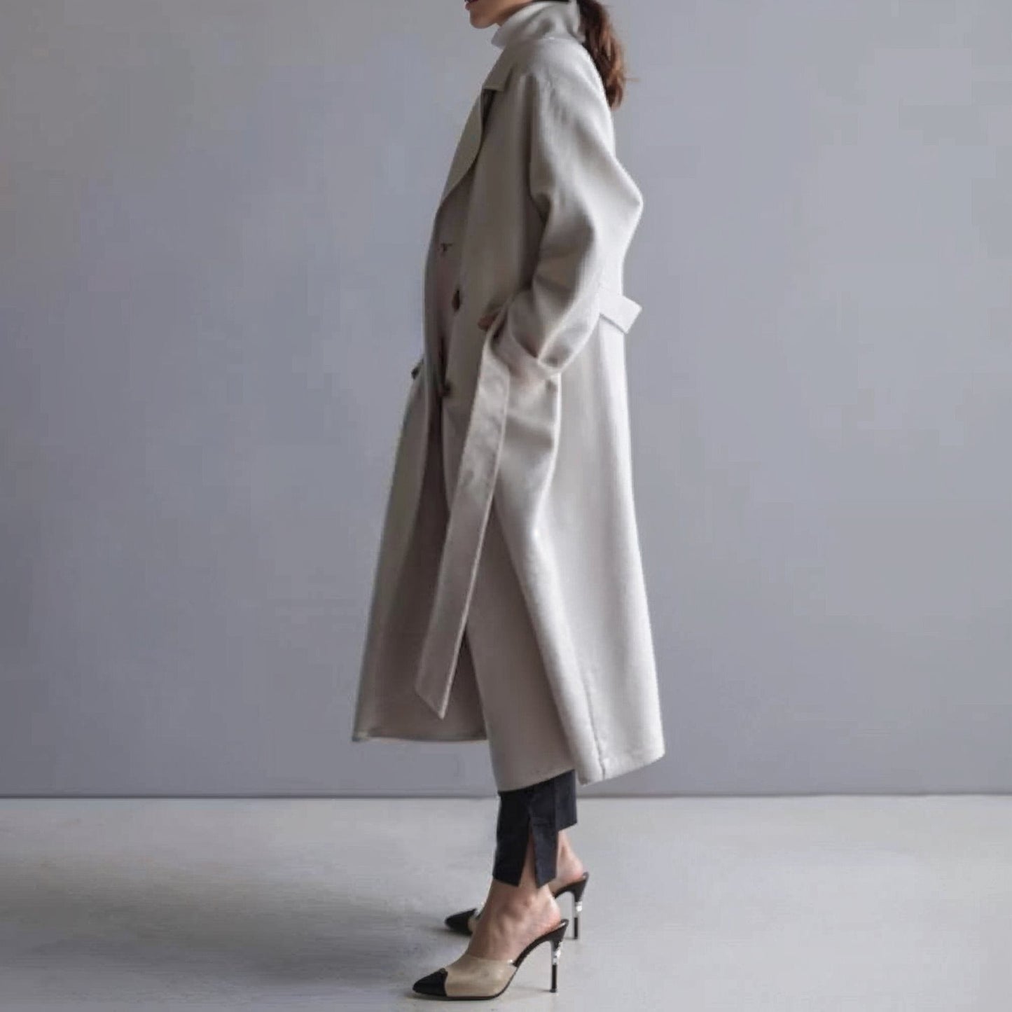 WW | Doppelreiher-Wollmantel - Zeitloser Stil - Elegant und Warm