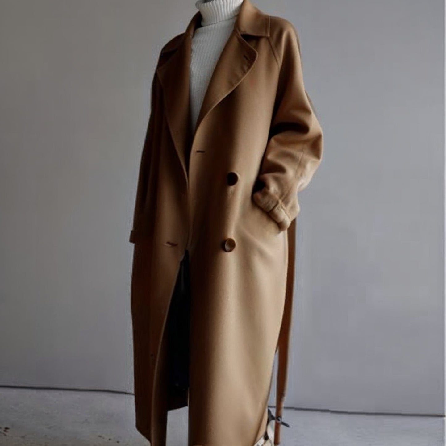 WW | Doppelreiher-Wollmantel - Zeitloser Stil - Elegant und Warm