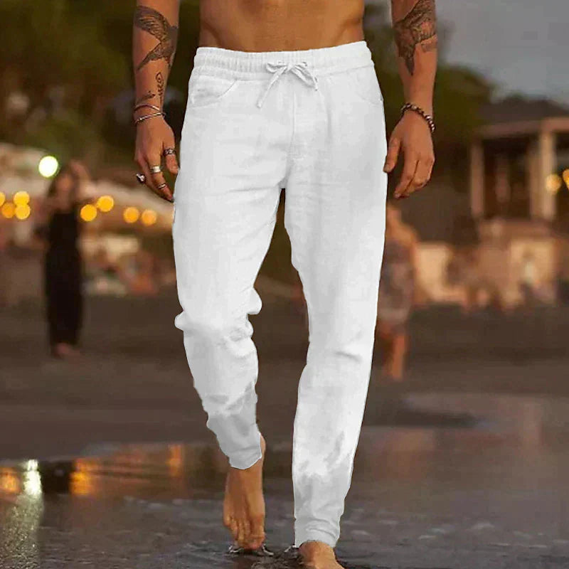 WW | Komfortable & Lässige Leinenhose Für Herren Atmungsaktiv, Stilvoll & Bequem