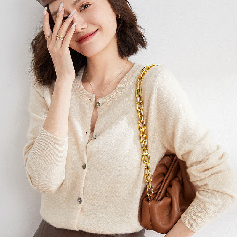 WW | Kuschelige Strickjacke mit feinem Muster