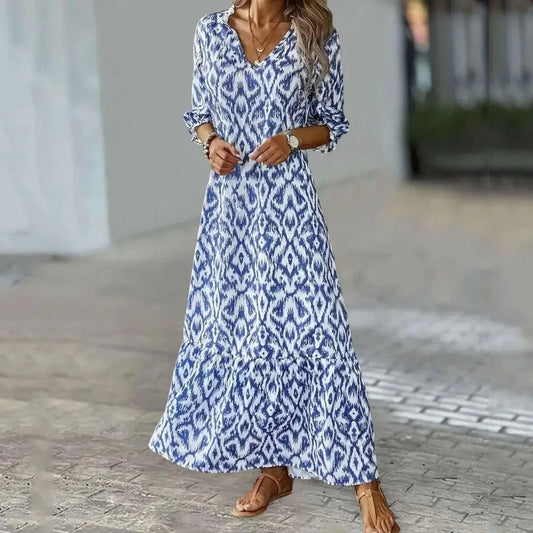 VanDeZaar® | V-Neck Summer Dress