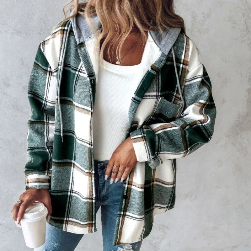 WW | Herbstkarierte Jacke für Damen