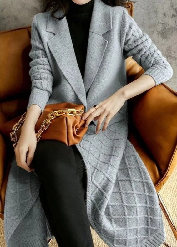 WW | Lange Strickjacke