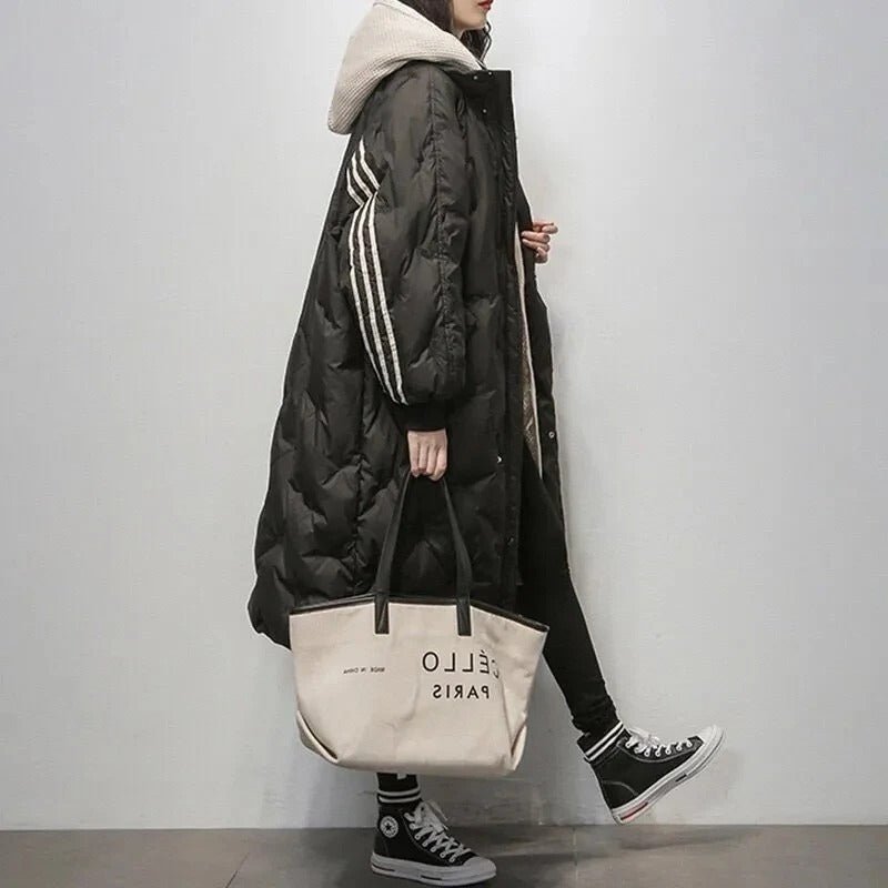 WW | Puffer Jacket - Chevron Gequiltes Design - Warme Wintergrundausstattung
