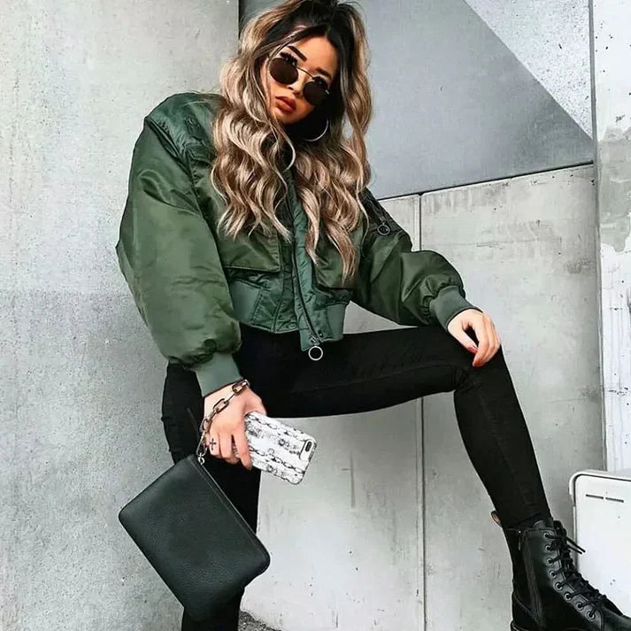 WW | vielseitige damen - bomberjacke