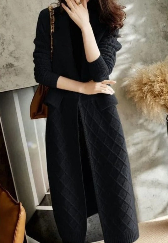 WW | Lange Strickjacke