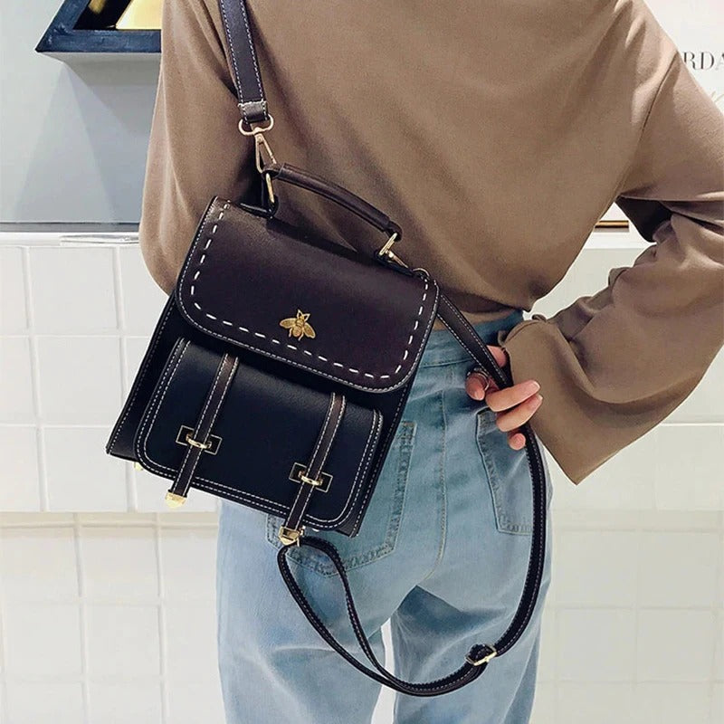 Vegan Leather Backpack