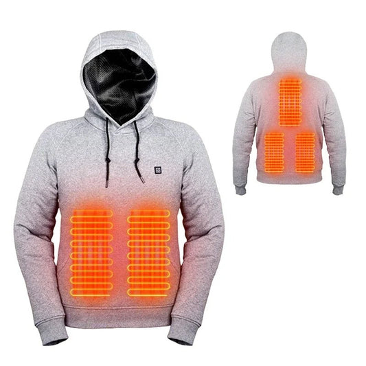 W&W Hoodies, USB elektrische Heizung leichte Kapuzen-Sweatshirts Jacke