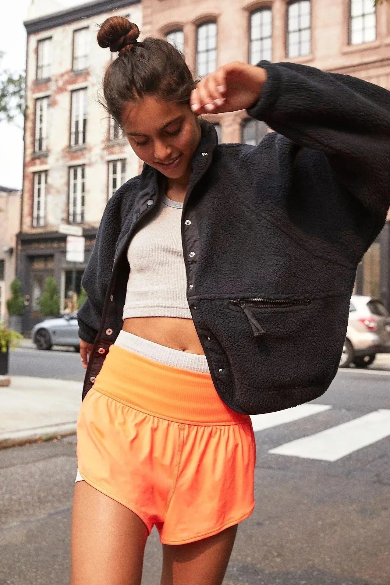 WW | Warm fleece jacket with pockets