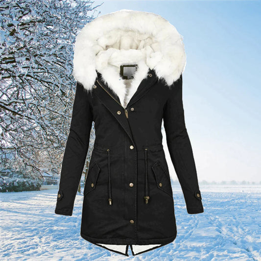 WW | Der neue Parka Jacke mit Kapuze und Fellfutter in Übergröße