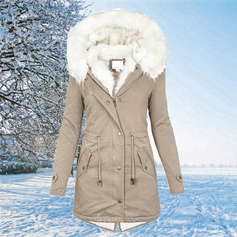 WW | Parka Coat with Hood and Fur Lining