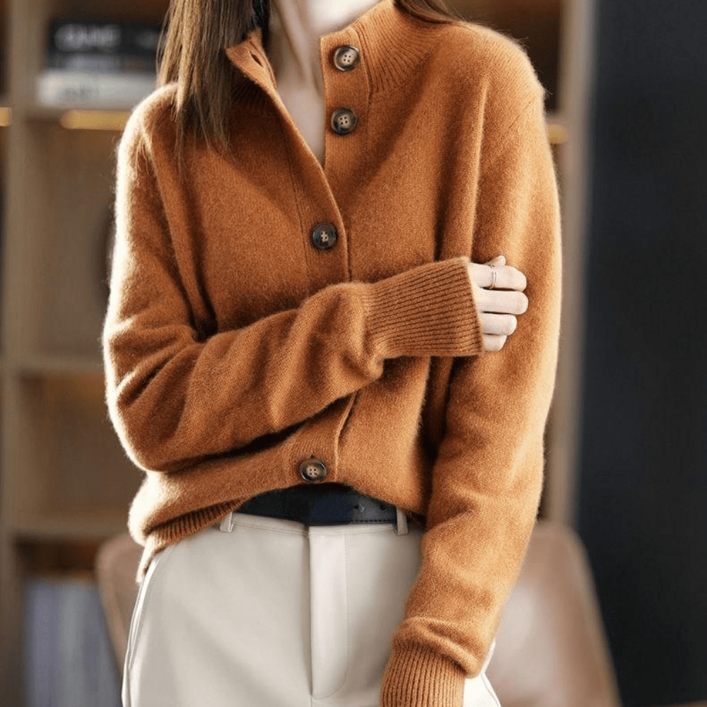 WW | Cardigan - Wollmischung - Knopfverschluss - Weich und Warm - Lässige Passform