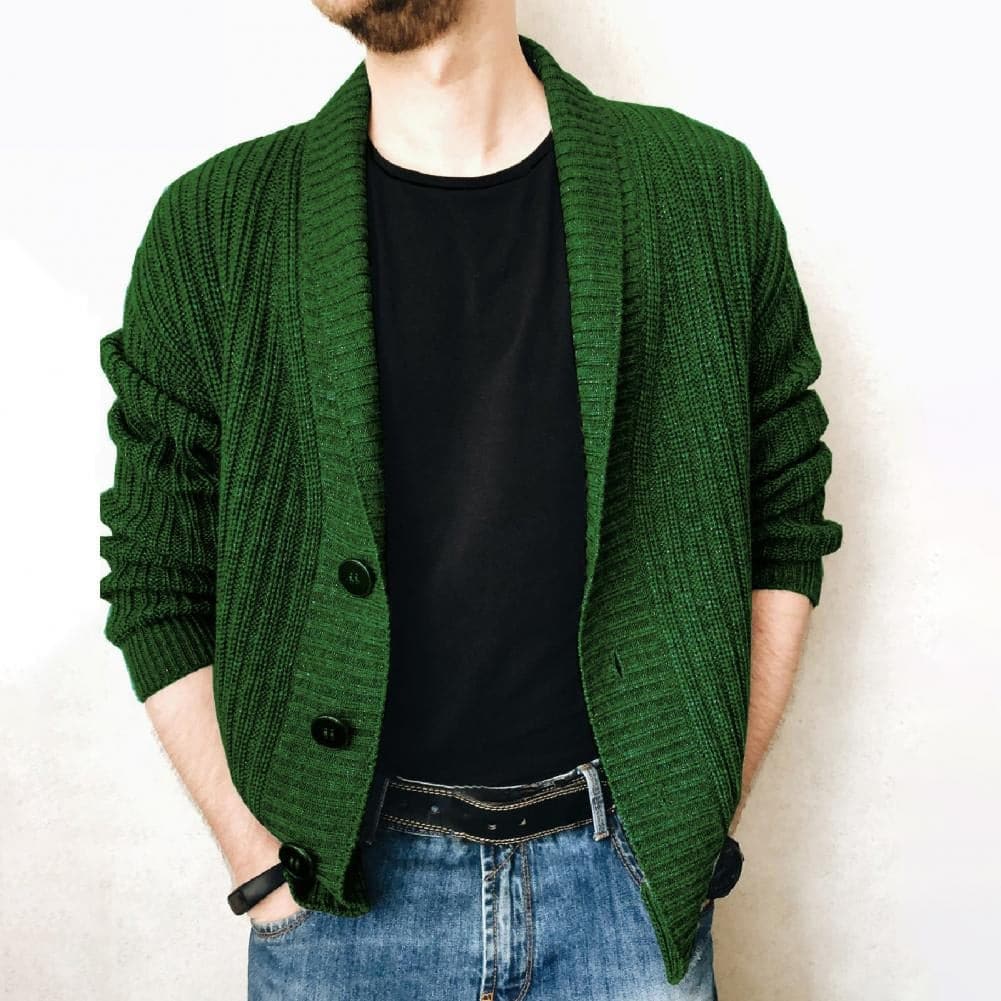 WW | Fein Gestrickte Strickjacke Aus Warmem Baumwoll