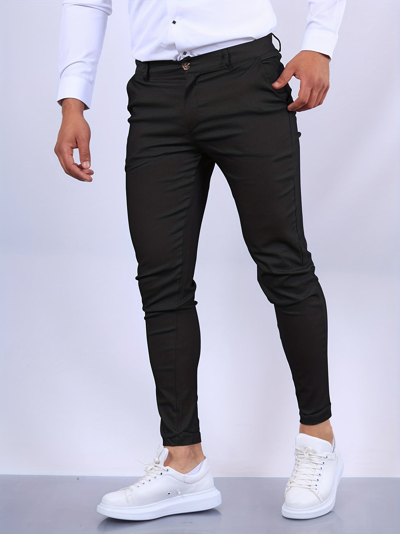WW | Elegante Herren Slim Fit Hose Modernes Und Schickes Design