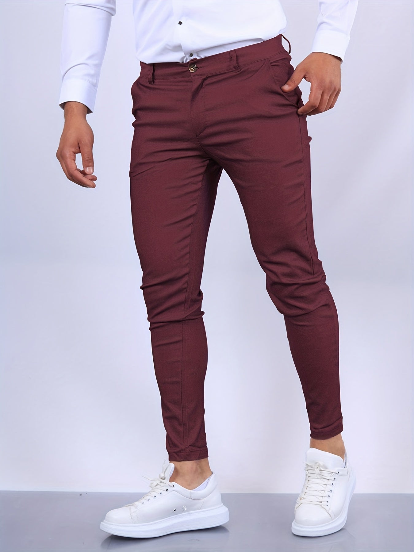 WW | Elegante Herren Slim Fit Hose Modernes Und Schickes Design