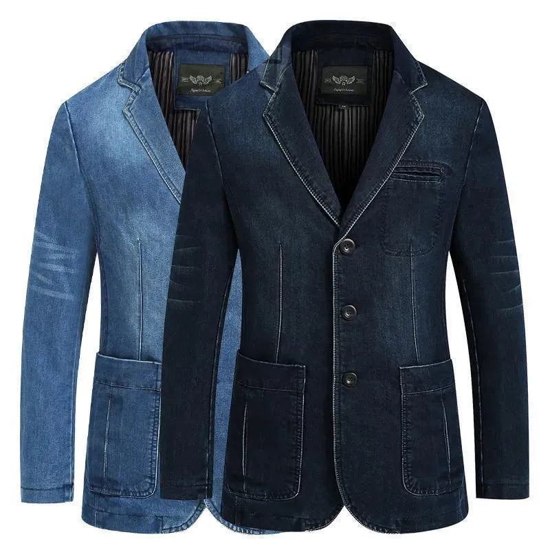 WW | Men's Blazer - Cowboy Denim Jeans Blazer