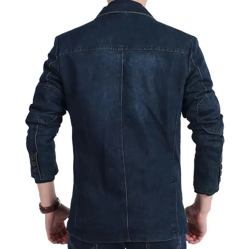 WW | Men's Blazer - Cowboy Denim Jeans Blazer