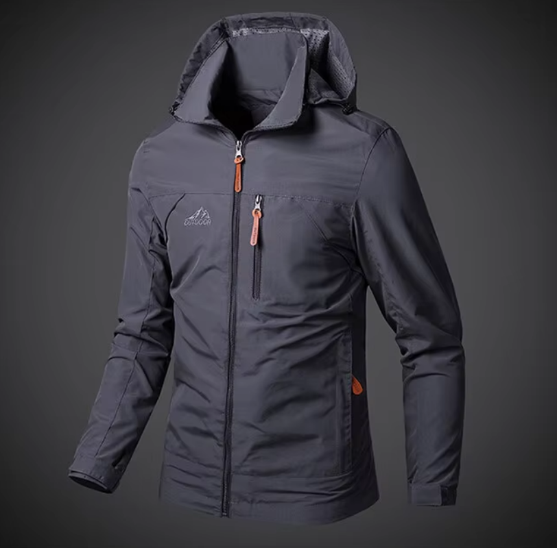 WW | Herren Wasserdichte Windjacke - Mit Kapuze