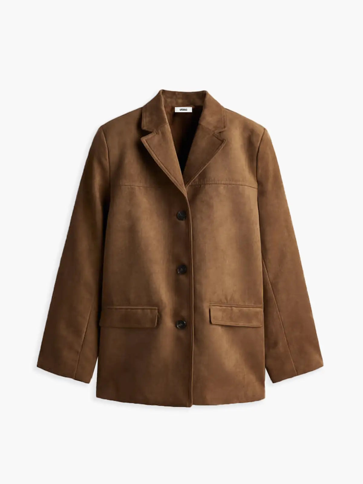 WW | Faux-Suede-Blazerjacke