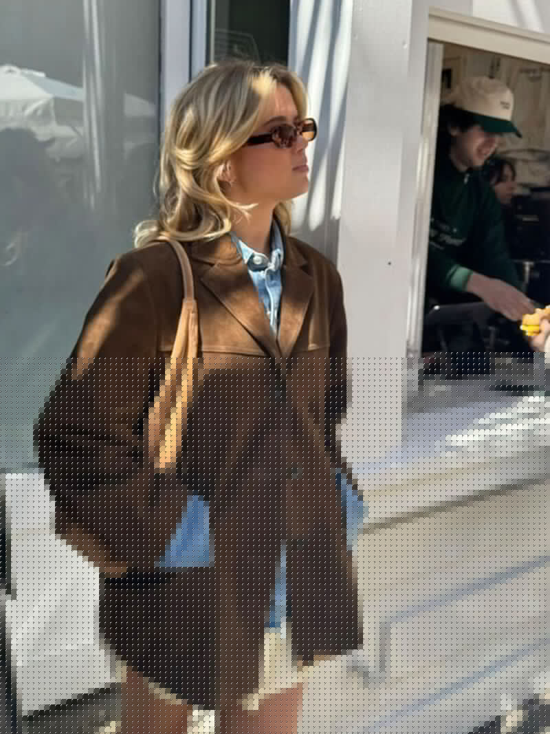 WW | Faux-Suede-Blazerjacke