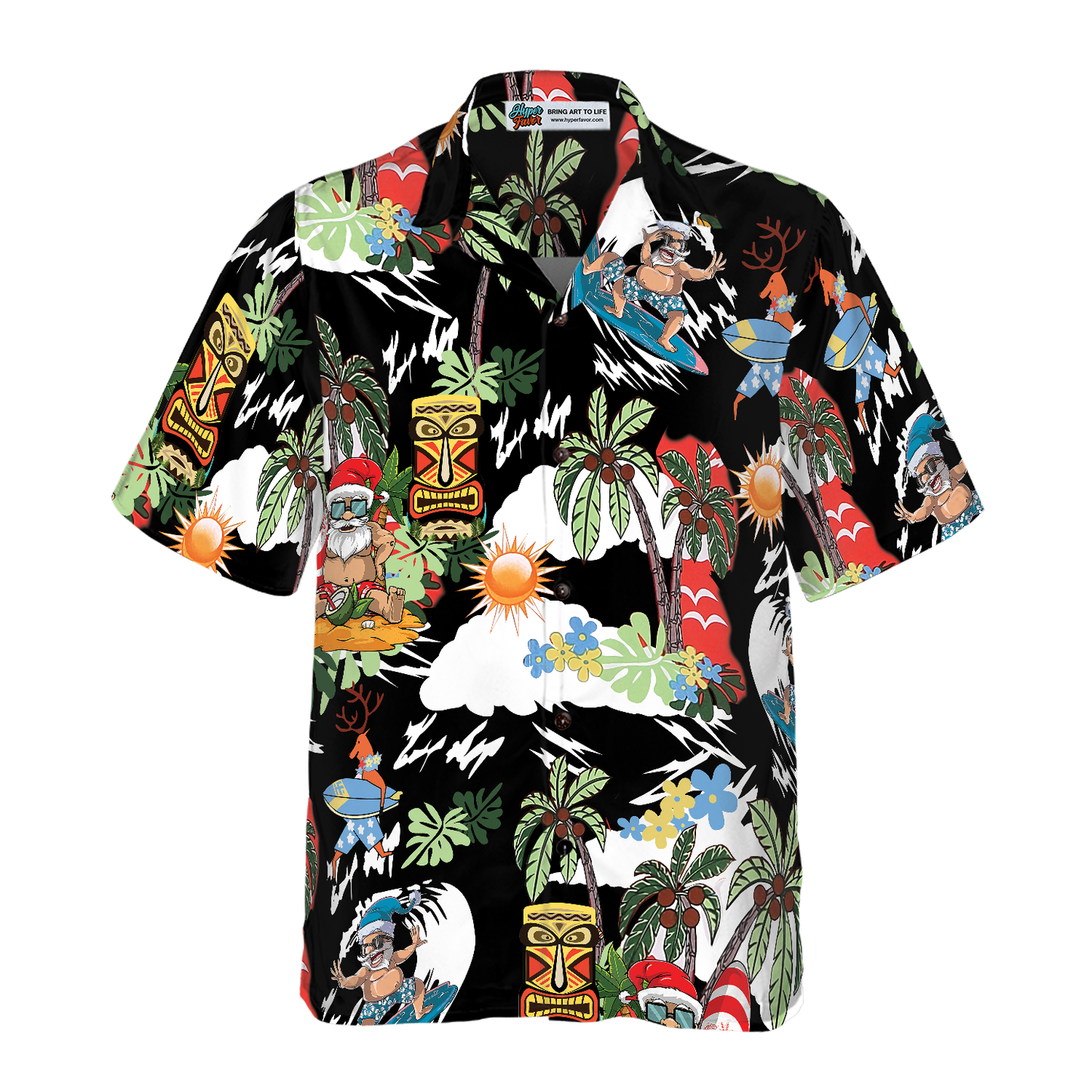 WW | Merry Christmas Santa Claus 9 Hawaiian Shirt