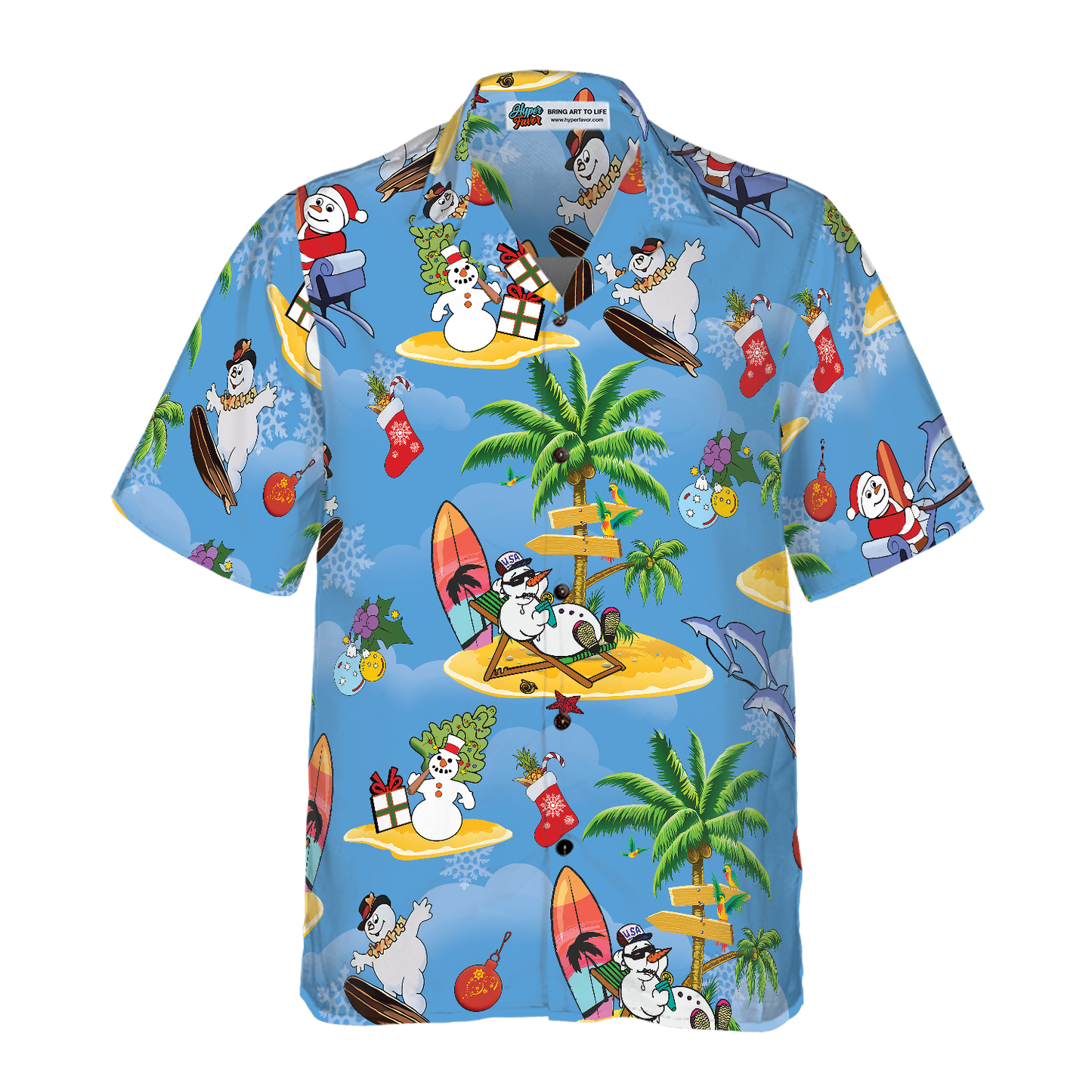 WW | Frohe Weihnachten Weihnachtsmann 17 Hawaiian Shirt