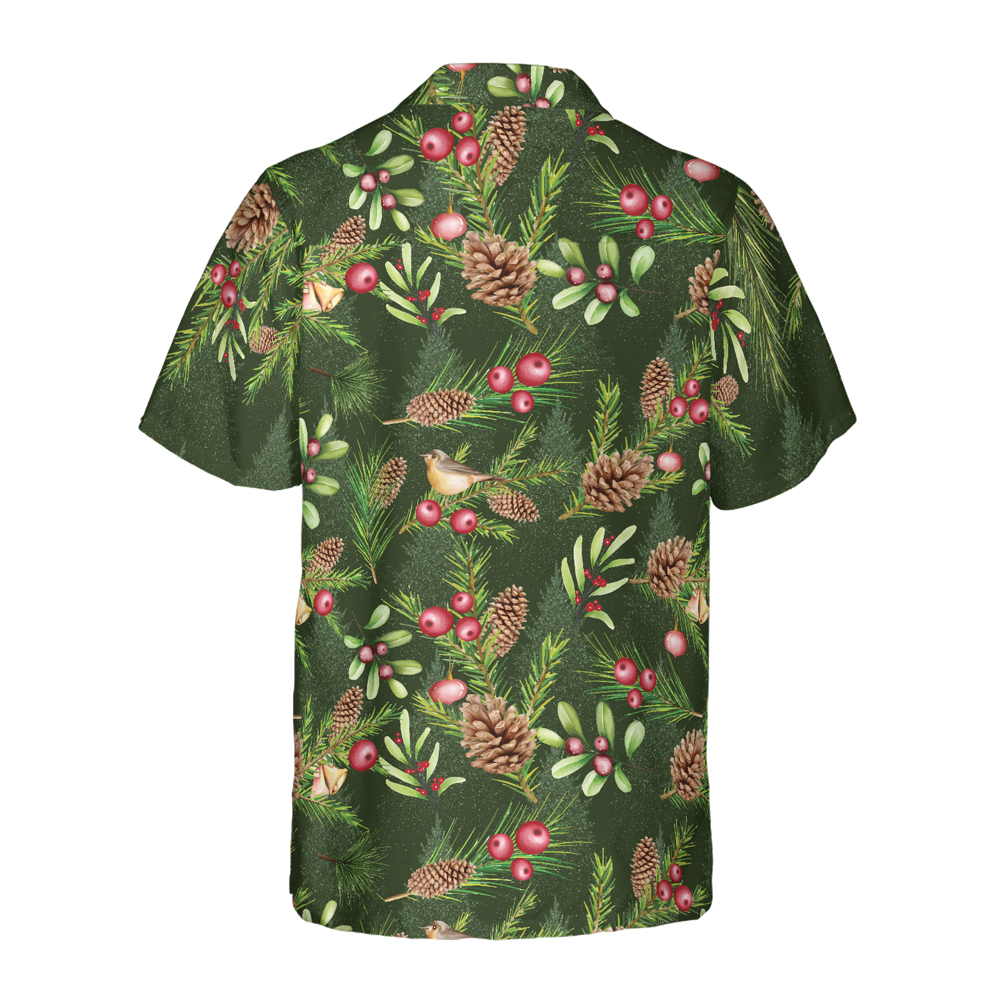 WW | Hyperfavor Santa Santa Reitender Schlitten 1 Muster Hawaiian-Shirt, Weihnachtshemden Kurzarm Button-Down-Shirt für Männer und Frauen