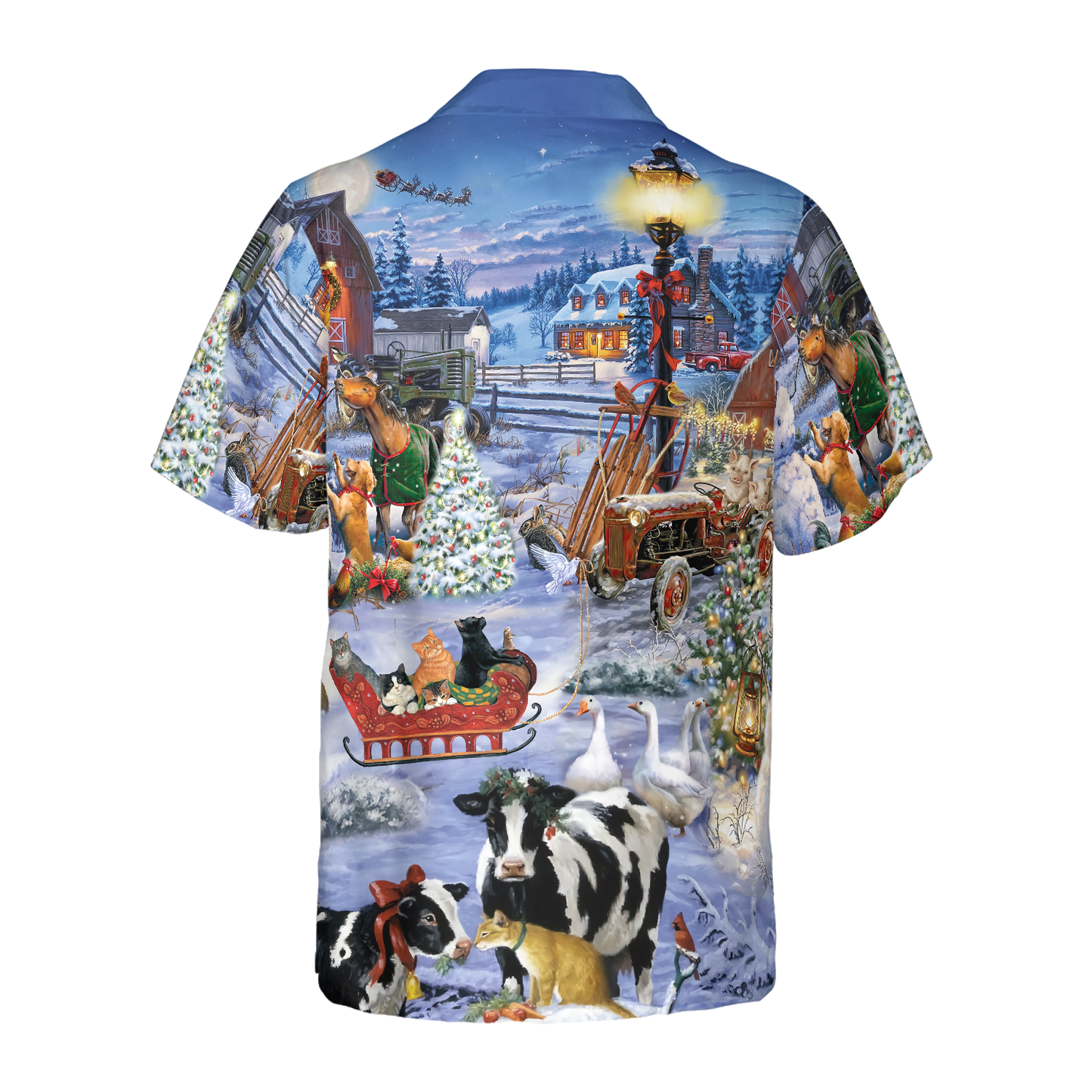 WW | SCHÖNE FARM AN WEIHNACHTEN Hawaiian Shirt