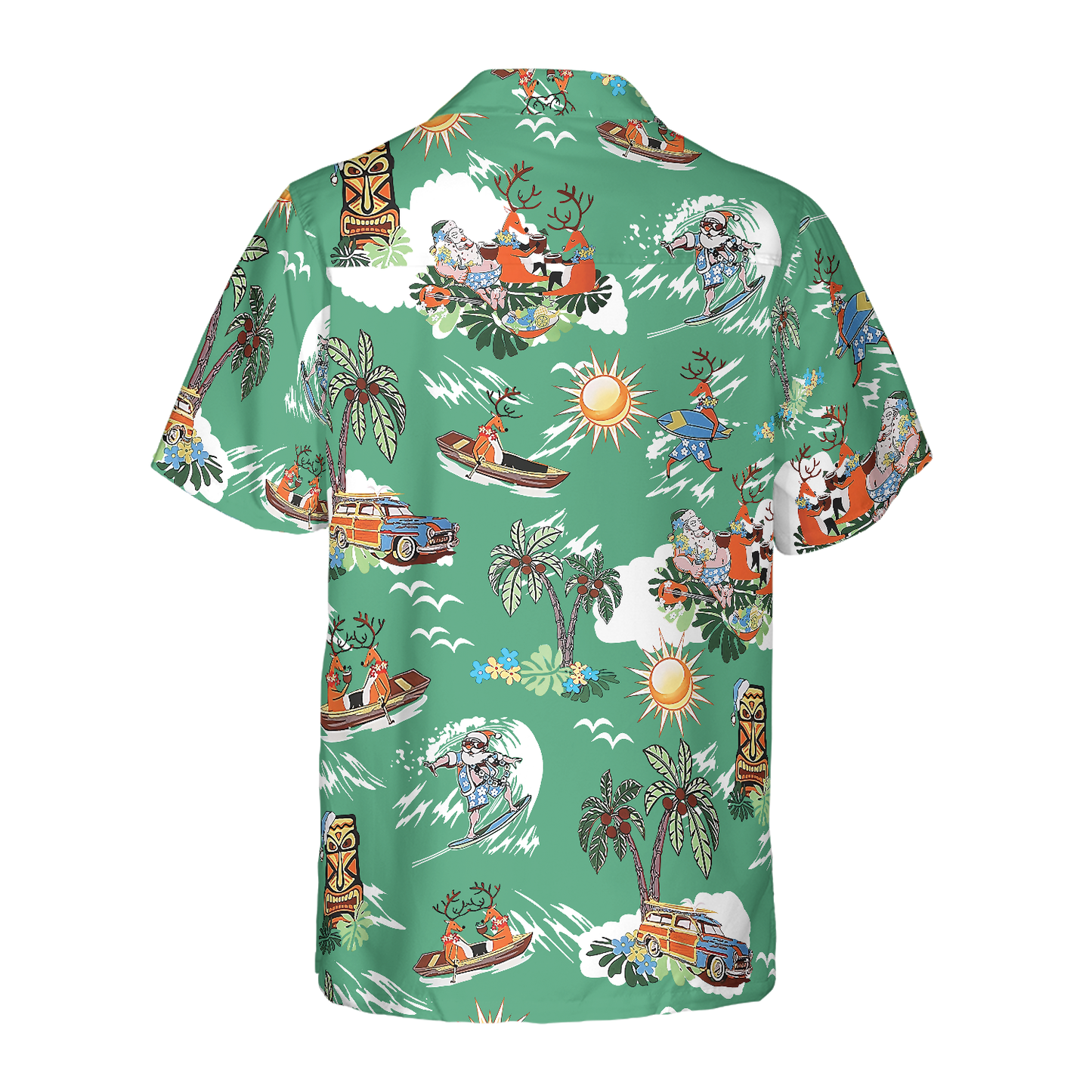 WW | Frohe Weihnachten Santa Claus 10 Hawaiian Shirt