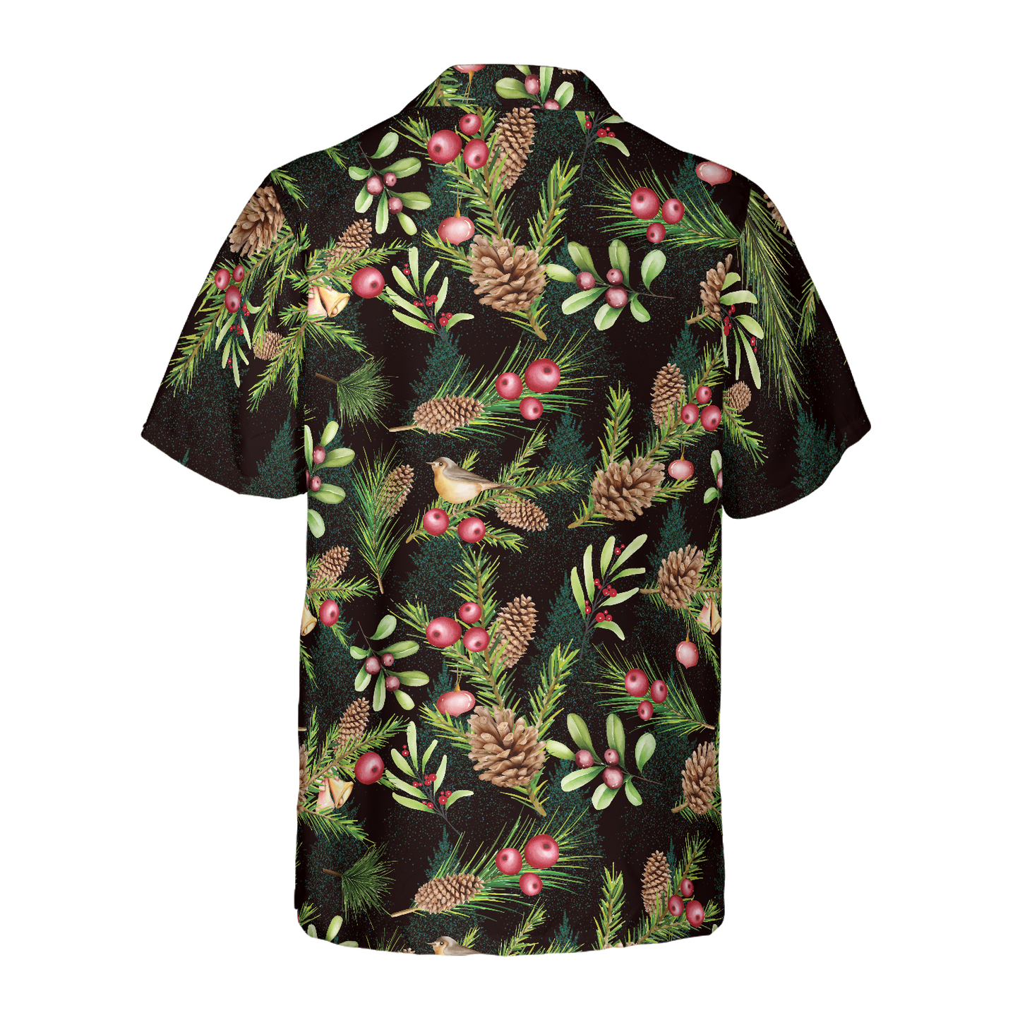 WW | Hyperfavor Santa Santa Riding Sleigh 3 Patterns Hawaiian Shirt, Christmas Shirts Short Sleeve Button Down Shirt For Men And Women